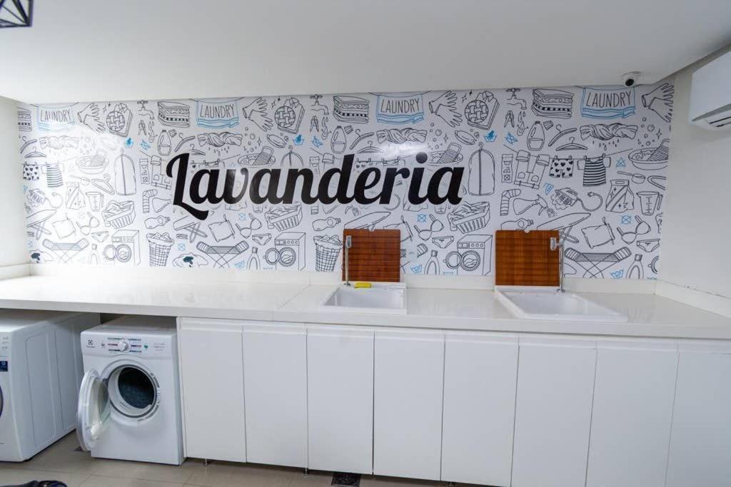 Ferienwohnung #Th509# Lindo Apto 01 Qto No Setor Bueno Goiânia Exterior foto