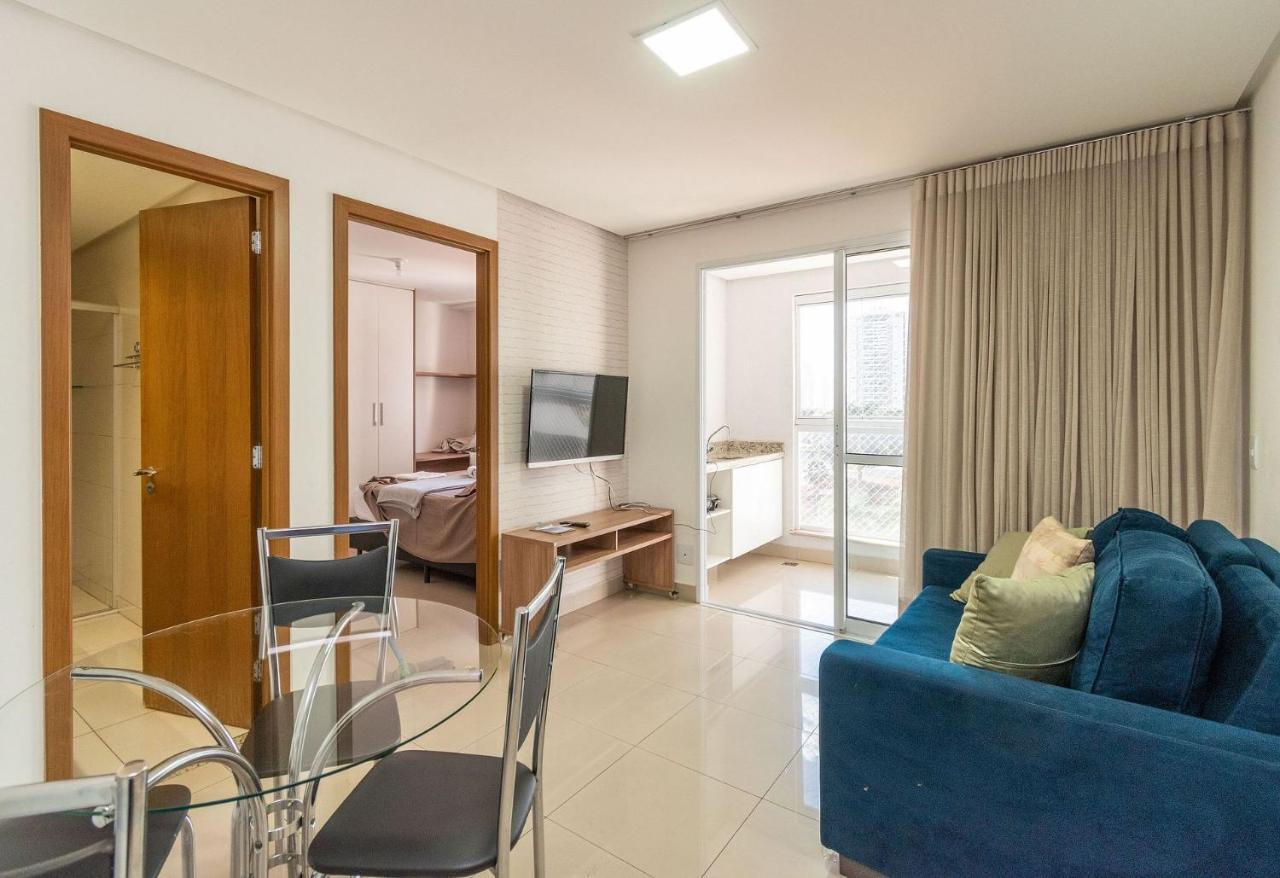 Ferienwohnung #Th509# Lindo Apto 01 Qto No Setor Bueno Goiânia Exterior foto